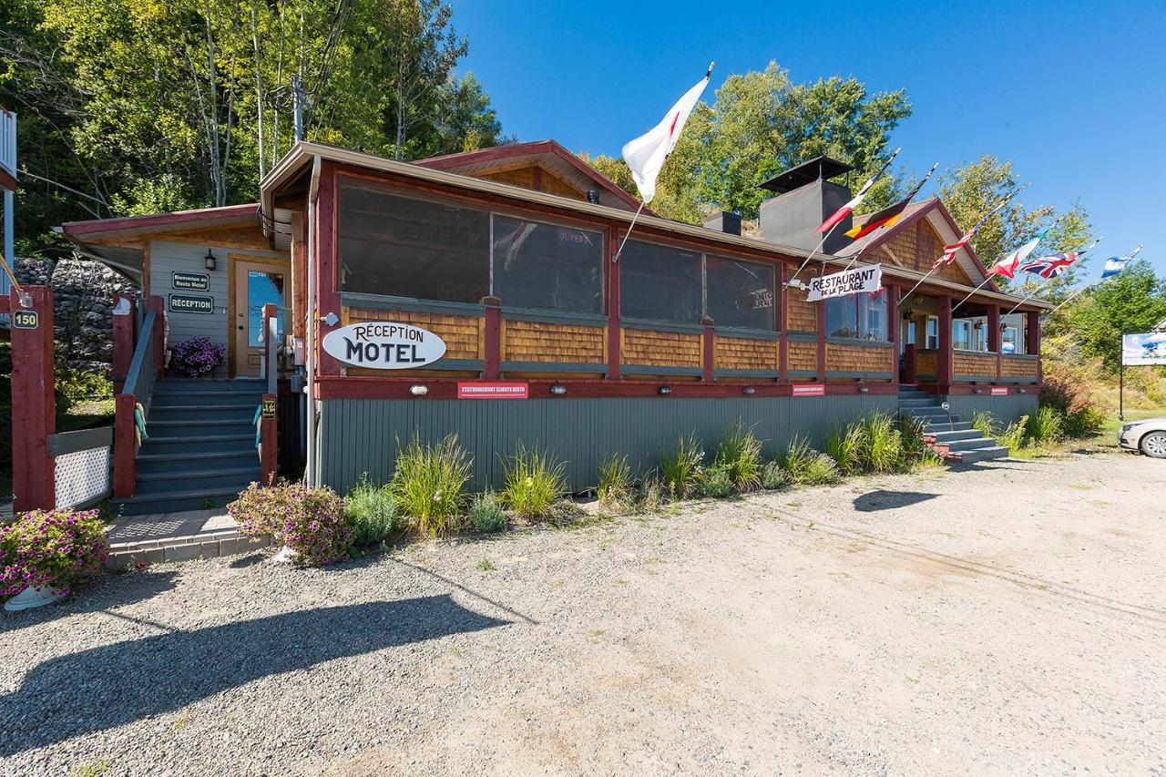 Restaurant Motel De La Plage Saint-Irénée Exteriör bild